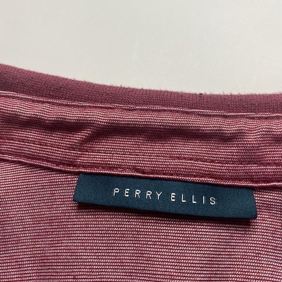 Perry Ellis Mens Short Sleeve Polo Shirt Size Medium - Picture 9 of 10